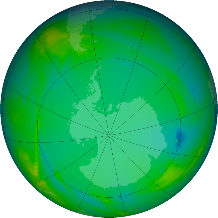 Ozone Map 1984-07-08
